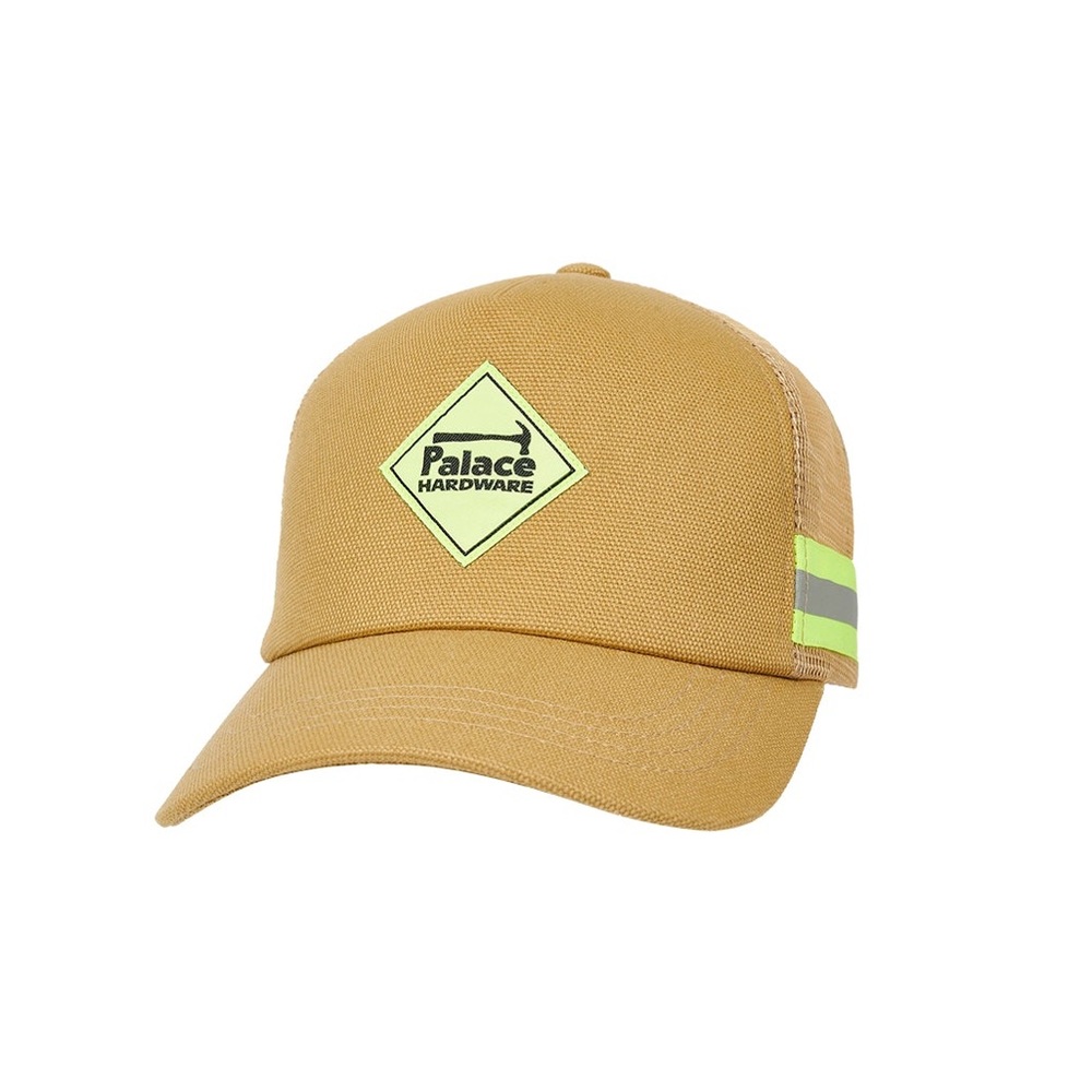 Palace Hardware Trucker Khaki Hat Cap SnapBack One Size Adjustable Brand new